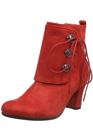 Hirschkogel by Andrea Conti Damen 3612711 Kurzschaft Stiefel, Rot (rot 021)