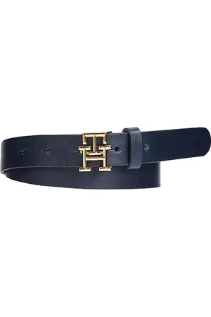 Tommy Hilfiger Damen Gürtel Logo 2,5 cm Ledergürtel, , 80 cm