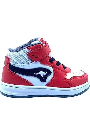 KangaROOS Jungen Unisex Kinder K-CPI Winnie EV Sneaker, Fiery red/Jet Black, 23 EU