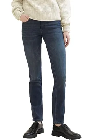 TOM TAILOR Damen Alexa Straight Jeans, , 29/30