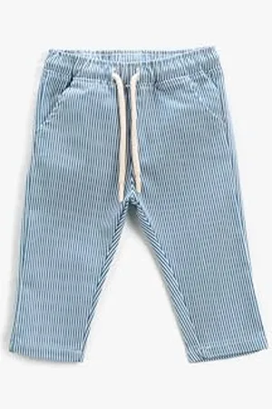 Koton Babyboy Trousers Drawstring Pockets Corduroy