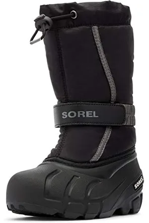 sorel KIDS FLURRY Schneestiefel für Unisex Baby, - Children, 29 EU, Schwarz Black X City Grey