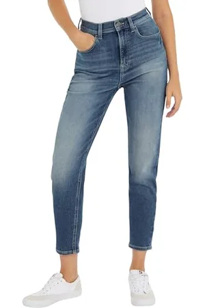 Tommy Hilfiger Damen Jeans Slim Mom Fit, Blau ( Black), 24W/32L