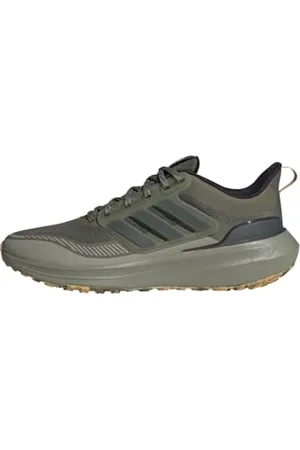 adidas Herren Ultrabounce TR Bounce Running Shoes, Olive Strata/Carbon/Oat, 40 2/3 EU
