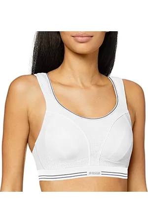 Champion Damen Shock Absorber S5044 Ultimate Run Bra Sport-BH, Bianco, 70H