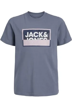 JACK&JONES JUNIOR JCOLOGAN Sommer Print Tee Crew FST JNR