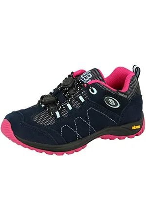 BRUTTING Mädchen Bergen Low Trekking- & Wanderhalbschuhe, Marine/ Pink/ Blau, 31 EU