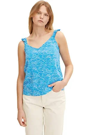 TOM TAILOR Damen Top mit Rüschen 1031749, , S
