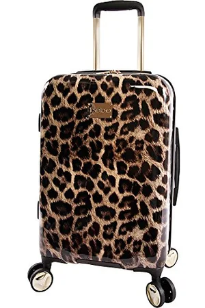 Bebe Adriana Damen Hartschalen-Handgepäck, Teleskopgriffe, Leopardenmuster, Einheitsgröße, , Einheitsgröße, Adriana Hartschalen-Handgepäck, 53,3 cm