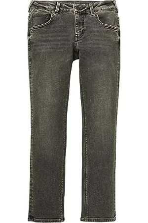 TOM TAILOR Jungen 1038442 John Skinny Relaxed Fit Jeans mit Stretch, 10219-used mid Stone Grey Denim, 158