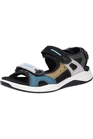 Ecco X-trinsic Flat Sandal, Grün(Multicolor Fir Green), 24 EU