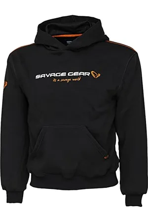 Savage Junior Logo Hoodie, Angelbekleidung, Angeln Hoodie, Unisex, , Junior 12-14