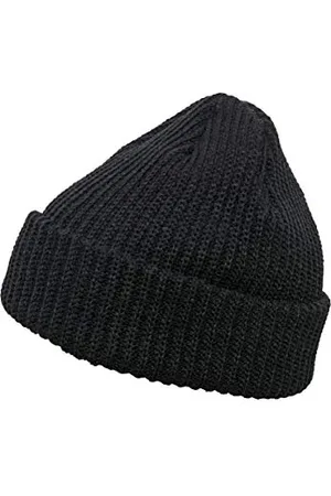 Flexfit Uni 1502RB-Rib Beanie Strickmütze, Black, one Size