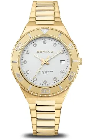 Bering Damen Quarz Uhr- Classic Kollektion aus Edelstahl und Saphirglas 18936-734 - 10 ATM