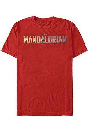 STAR WARS Unisex Mandalorian Logo Organic Short Sleeve T-Shirt, , XXL