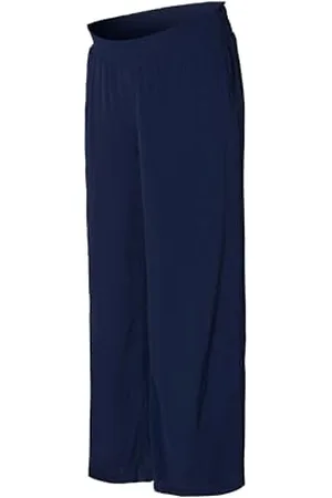 ESPRIT Damen Pants Woven Under The Belly Hose, Dunkles Marineblau 402, 38