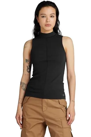 G-Star RAW Damen Open Back Mock Slim Top, , XS