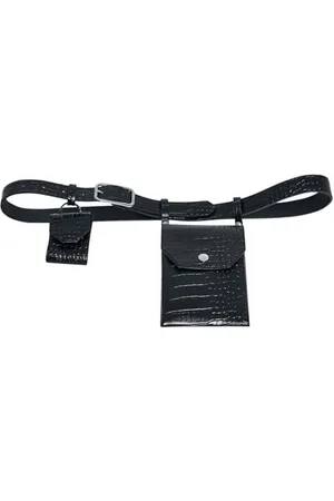 Urban classics Unisex TB5135-Croco Synthetic Leather Belt with Pouch Gürtel, , L/XL