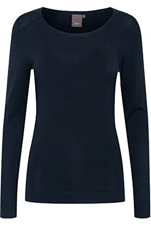 Ichi Damen Langarmshirt Mafa O LS, Blau (Total Eclipse 14044), 42 (Herstellergröße: XL)