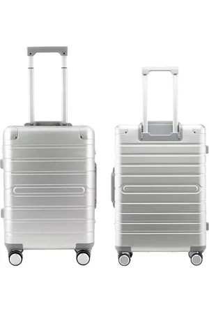 Alumaxx 45190 Reisetrolley Gravity, Rollkoffer Aluminium, Reisekoffer mit TSA Schloss, Trolley mit 4 Leichtlaufdoppelrollen 360°, Alu Koffer ca. 56 cm, , 56 x 37 x 21 cm