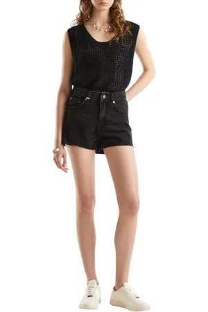 Benetton Damen Short 4IPCD9018 Badehose, Nero, 28