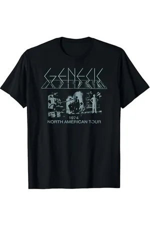 Genesis North American Tour 74 Rock Band Music T-Shirt