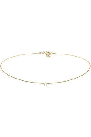 Elli Halskette Damen Choker Basic Stern Astro in 925 Sterling Silber