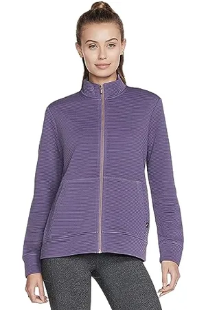 Skechers Damen The Hoodless Hoodie Gowalk Everywhere Jacket Cardigan Sweater,