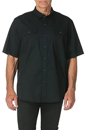 Wrangler Herrenhemd, kurzärmelig, kurzärmelig, gewebt, groß, , 3X
