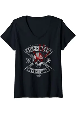 Five Finger Death Punch 5FDP - Cadite Eos T-Shirt mit V-Ausschnitt