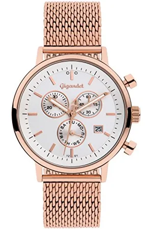 Gigandet Classico Herrenuhr Chronograph Quarz Analog mit Metallarmband G6-014