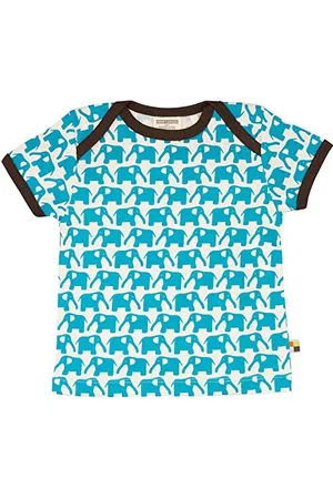 loud + proud Baby Jungen 204 T Shirt, TÃƒ¼rkis (Aqua), 74-80 EU