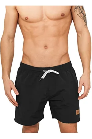 Urban classics Herren Badehose Block Swim Shorts blk, S
