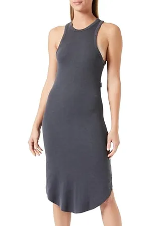 Replay Damen Kleid Kurzarm mit Stretch, (Schwarz), S