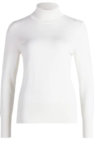 Betty Barclay Damen Rollkragenpullover Langarm Rohweiß,40