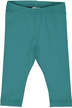 Green Cotton Baby Boys Alfa Leggings, , 68