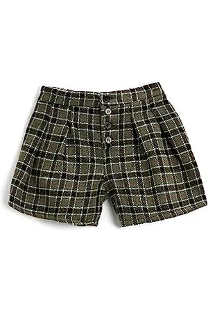 Koton Girls Wool Blend Button Detail Shorts