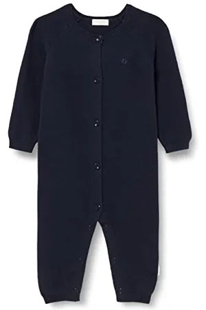 Noppies Baby Unisex Baby Playsuit Monrovia Long Sleeve Overalls, Navy-C166, 56