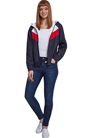 Urban classics Damen Ladies 3-Tone Windbreaker Jacke, Mehrfarbig ( 01243), Small (Herstellergröße: S)