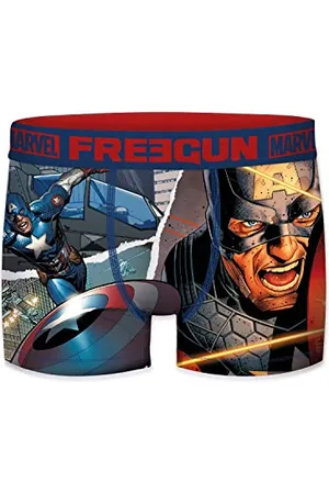 Freegun Jungen Boxer garçon Marvel Captain America Retroshorts, , 12/14A