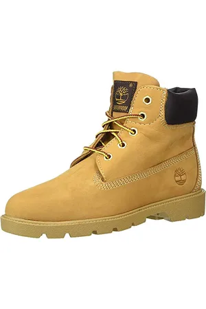 Timberland 6 In Classic Boot FTC_6 In Classic Boot, Unisex-Kinder Halbschaft Stiefel, Braun (Wheat Nubuck), 21 EU