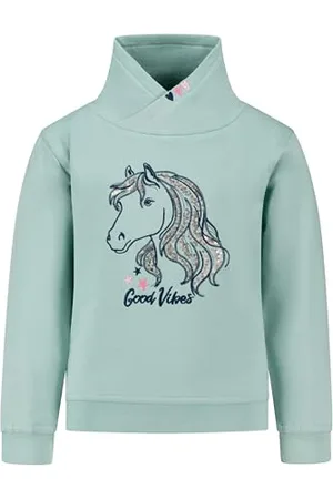 Salt & Pepper Mädchen Girls Sweat Emb Sequins Horse Baby- Und Kleinkind T-Shirt-Satz, , 92-98 EU