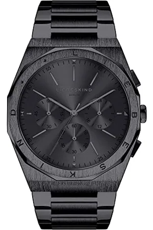 liebeskind Berlin Unisex Analog Quarz Uhr mit Edelstahl Armband LT-0346-MC