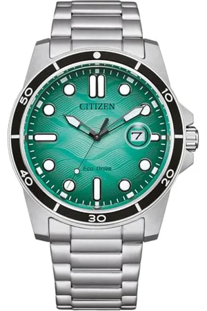 Citizen Herren Analog Quarz Uhr mit Edelstahl Armband AW1816-89L