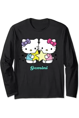 Hello Kitty Gemini Star Sign Langarmshirt