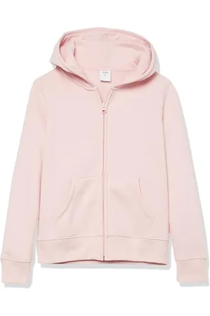 Amazon Mädchen Fleece-Kapuzenpullover mit Reißverschluss, , 8 Jahre
