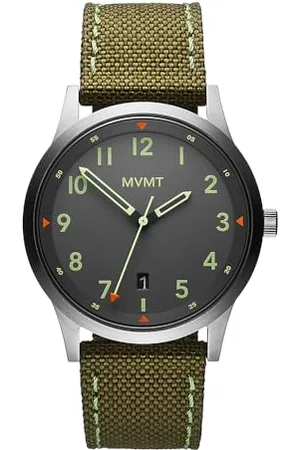 MVMT Herren Analog Quarz Armbanduhr mit Textilarmband 28000014-D