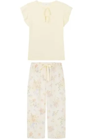 Women secret Damen floral 1% Cotton Pyjamas Pyjama-Set, , S