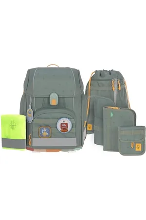 LÄSSIG 7-teiliges Schulranzen Set Kinder/School Set Boxy Unique