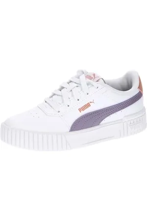 PUMA Mädchen Carina 2.0 Ps Sneaker, White Pale Plum Deeva Peach, 28 EU